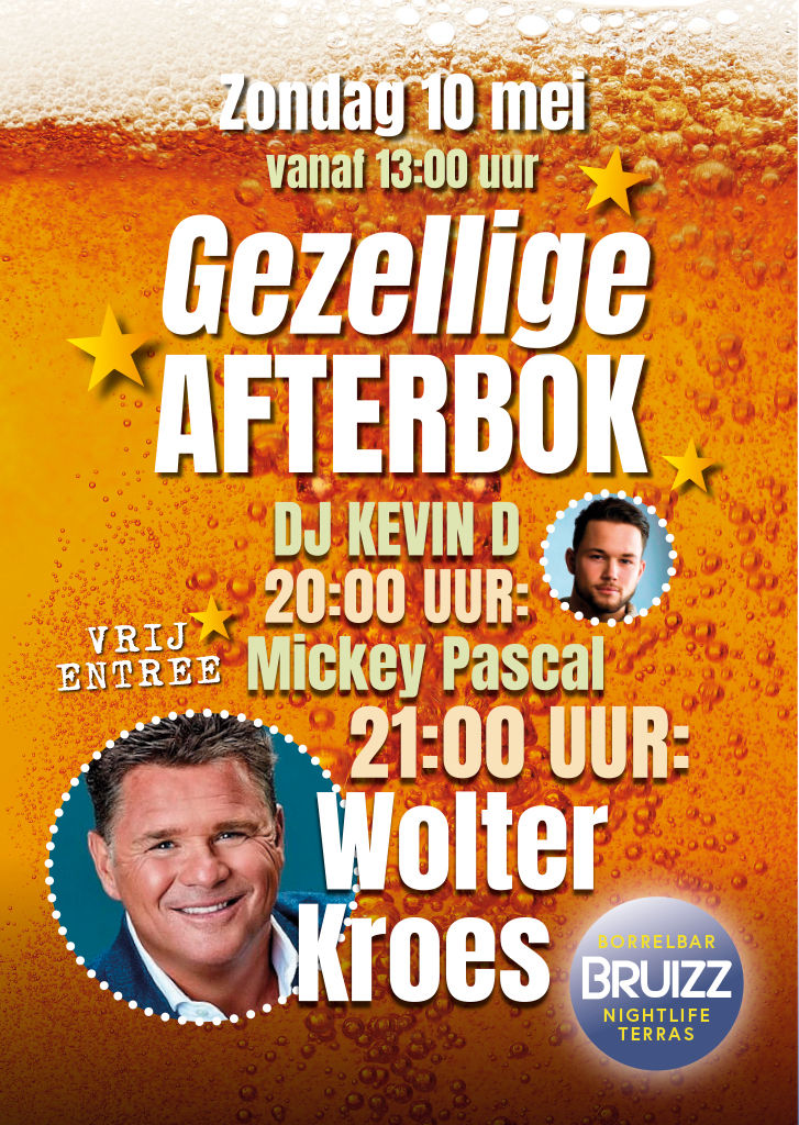 Gezellige Afterbok 10 mei 2026